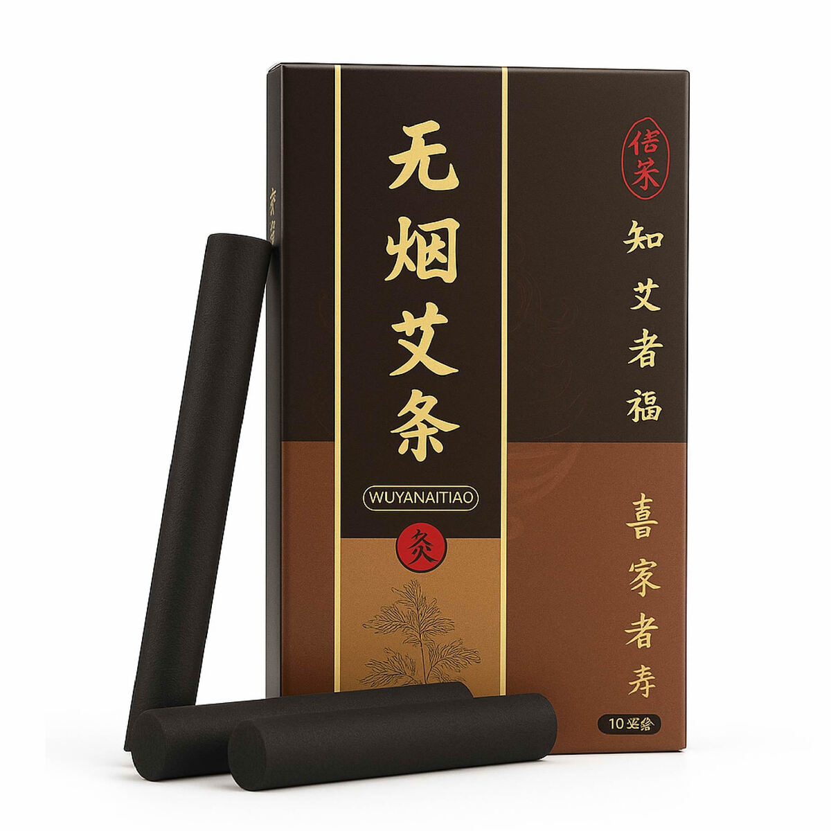 MycoMedica Moxa bezdymová | 10 ks | 12 × 120 mm