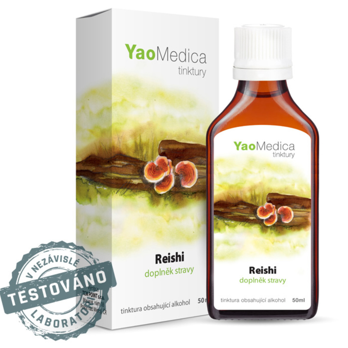 YaoMedica TINCTURE 025 - Reishi | IMMUNITY + VITALITY + DEFENSE | 50 ml