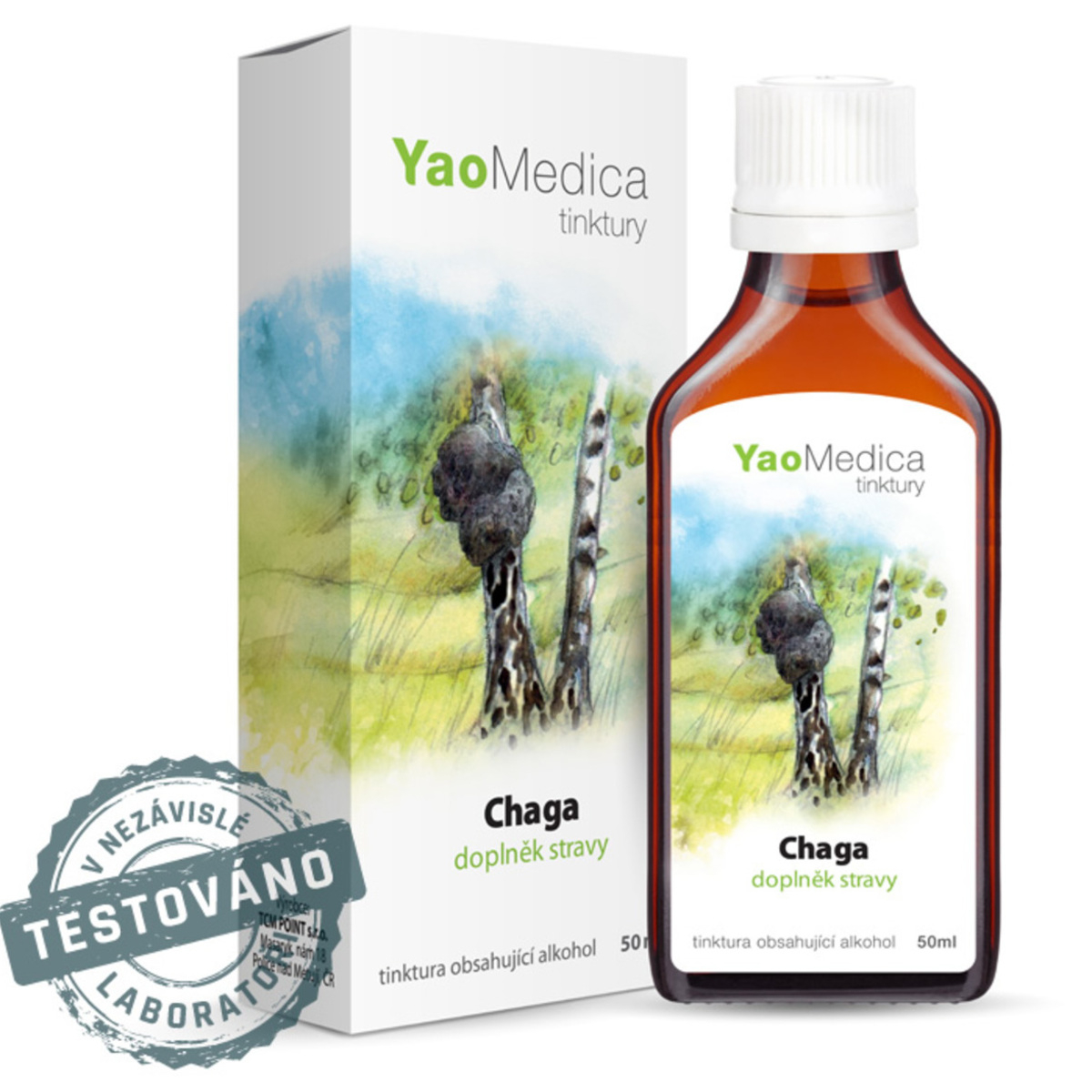 YaoMedica TINCTURE 030 - Chaga | SUPPORT FOR CHRONIC INTESTINAL INFLAMMATION | 50 ml