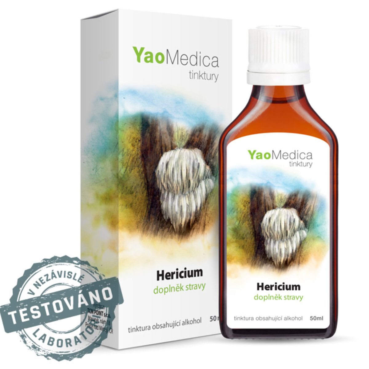 YaoMedica TINCTURE 031 - Hericium | NATURAL NEURON NOURISHMENT | BRAIN | DIGESTION | 50 ml