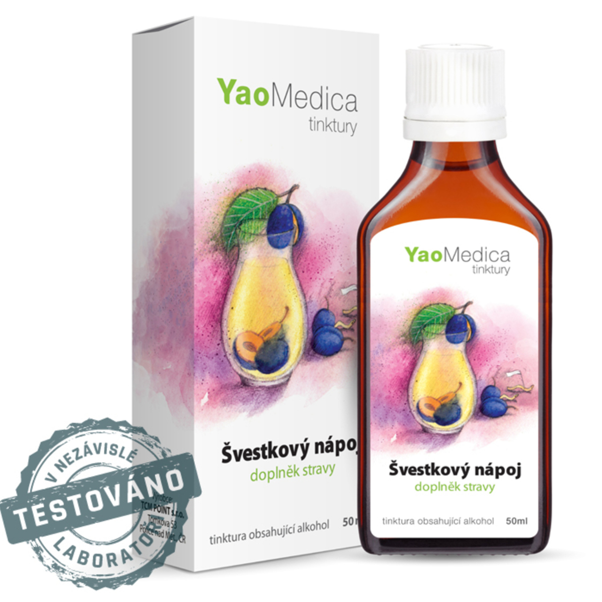 YaoMedica TINCTURE 105 - Plum Potion | PARASITES IN THE HUMAN BODY | REMOVAL | 50 ml