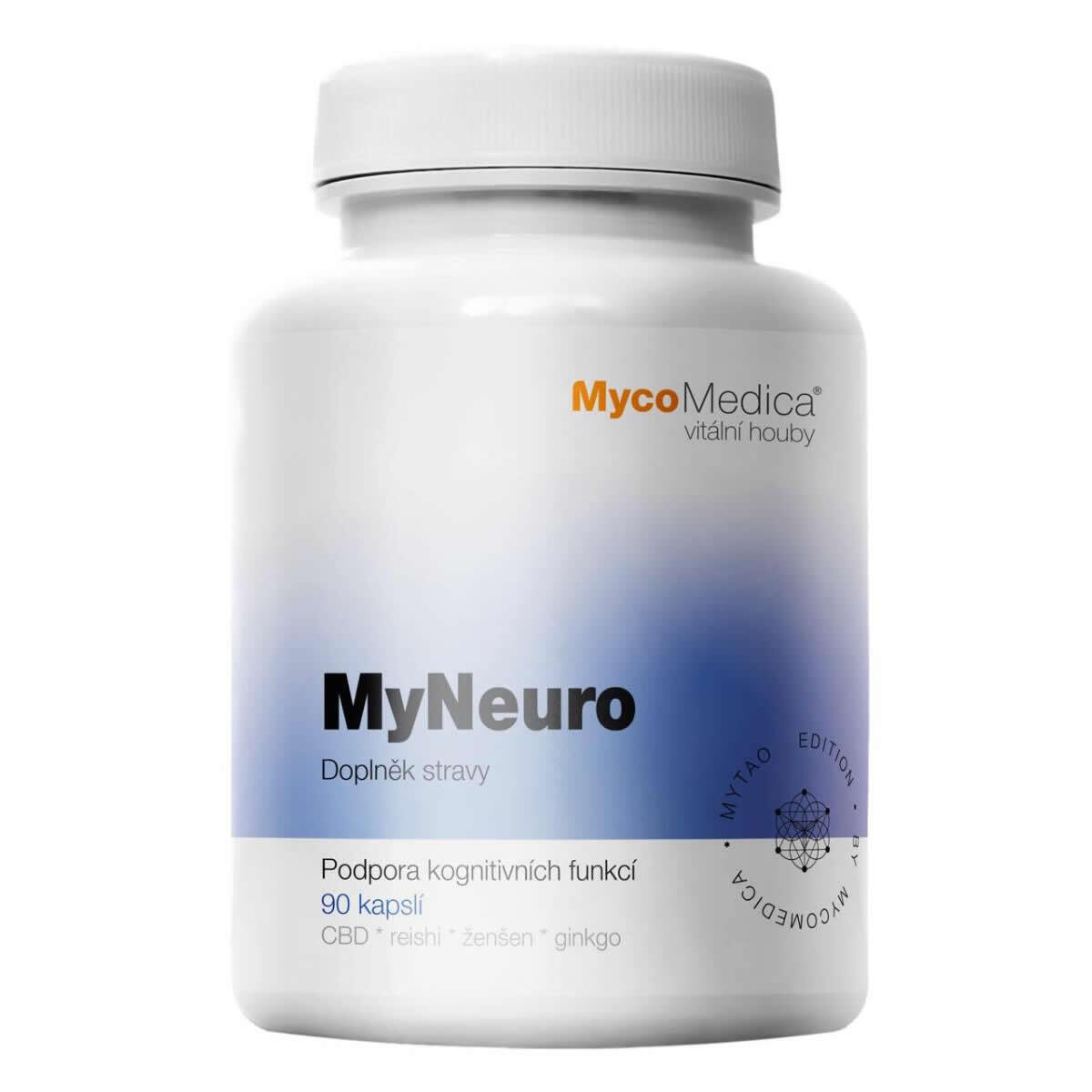 MycoMedica MyNeuro | ≥30/x/4 % | COGNITIVE FUNCTION + MEMORY + MENTAL BALANCE | 90 capsules