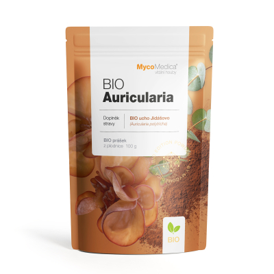 MycoMedica BIO AURICULARIA | Wood ear | Jelly ear | Auricularia polytricha | powder 100 g