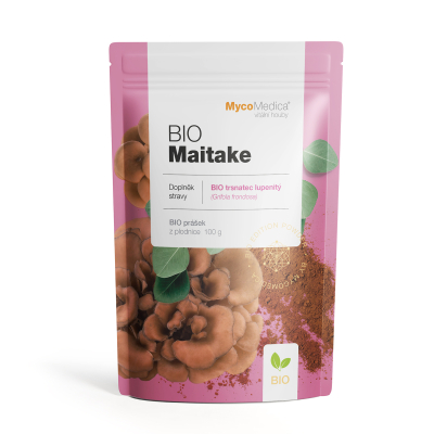 MycoMedica BIO MAITAKE | Trsnatec lupenitý | Grifola frondosa | prášok 100 g