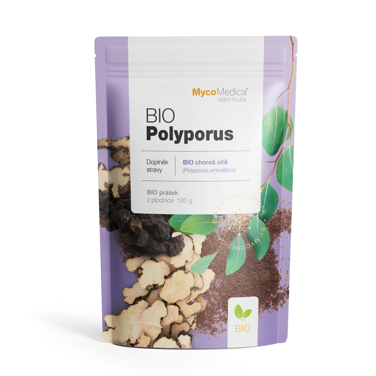 MycoMedica BIO POLYPORUS | Umbrella Polypore | Grifola umbellata | Polyporus umbellatus | powder 100 g