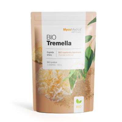 MycoMedica BIO TREMELLA | Snow Fungus | White Jelly mushroom | Tremella fuciformis | powder 100 g