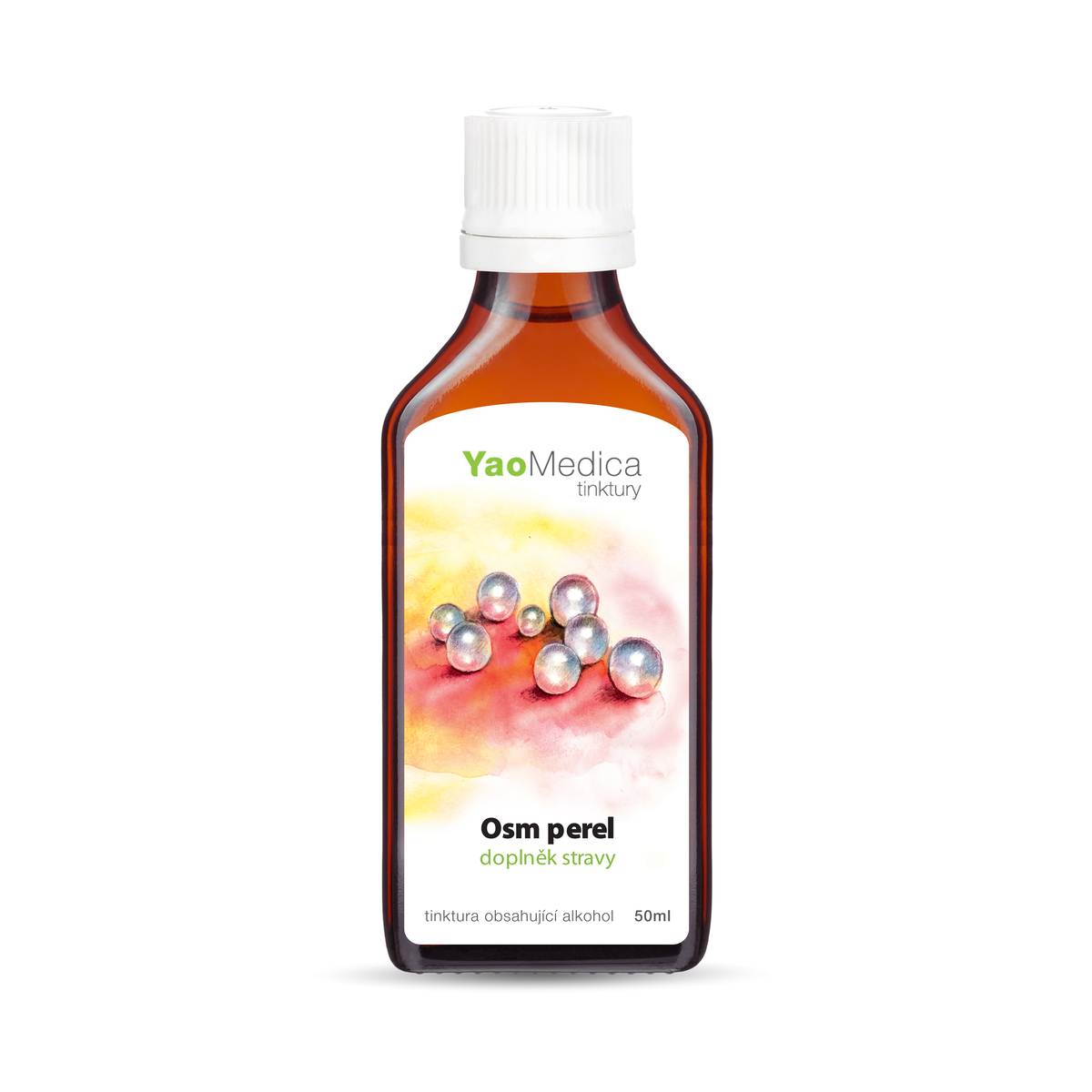 YaoMedica TINKTÚRA 036 - Osem perál | PODPORA PRI VYČERPANÍ ENERGIE | 50 ml