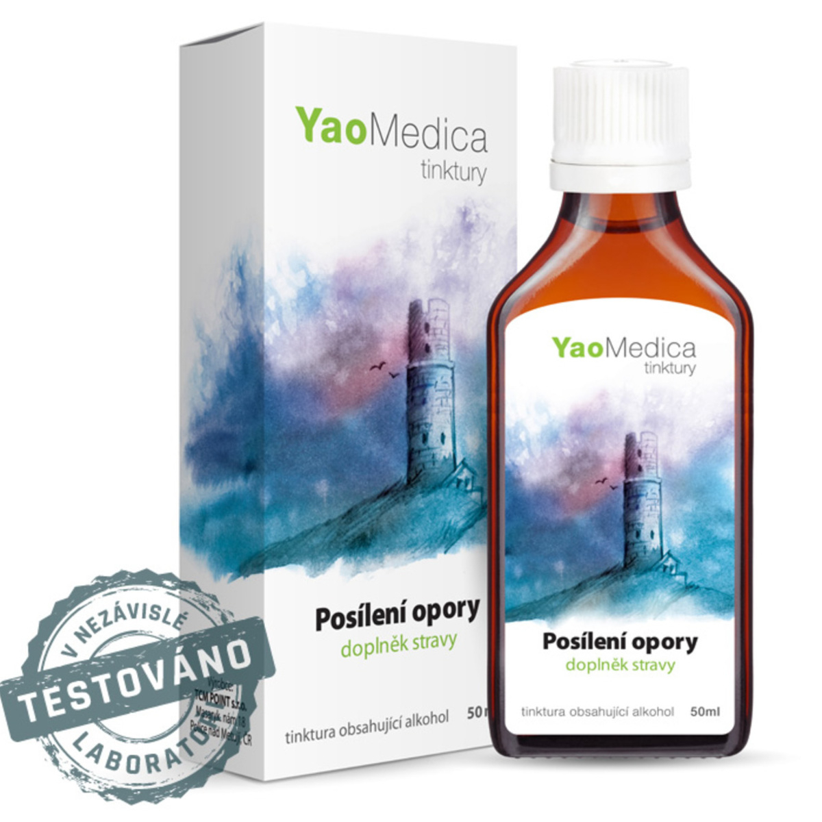 YaoMedica TINKTÚRA 009 - Posilnenie opory | BEDRÁ + DOLNÉ KONČATINY + KĹBY | 50 ml