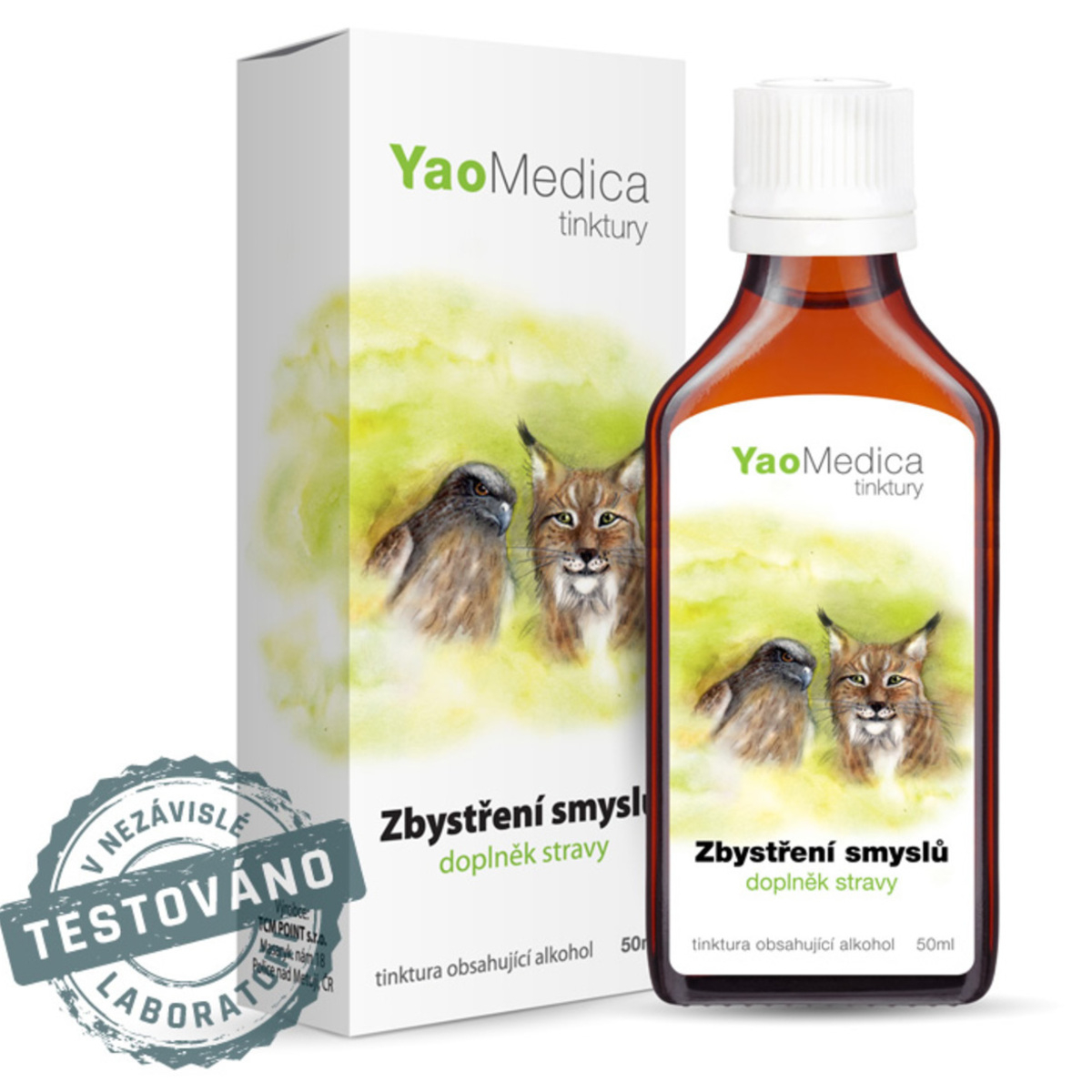 YaoMedica TINKTURA 016 - Zbystření smyslů | ZRAK + SLUCH | 50 ml