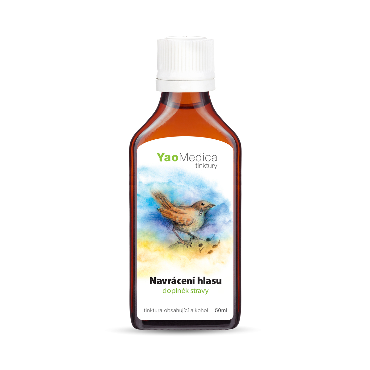 YaoMedica TINKTURA 022 - Navrácení hlasu | PODPORA DÝCHACÍHO SYSTÉMU | HLASIVKY | 50 ml