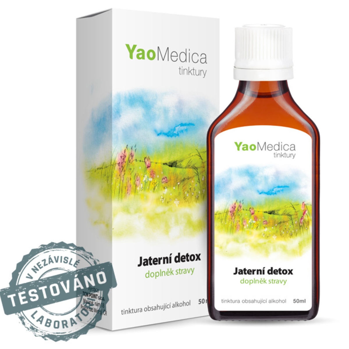 YaoMedica TINKTÚRA 024 - Pečeňový detox | CELKOVÉ PREČISTENIE PEČENE | 50 ml