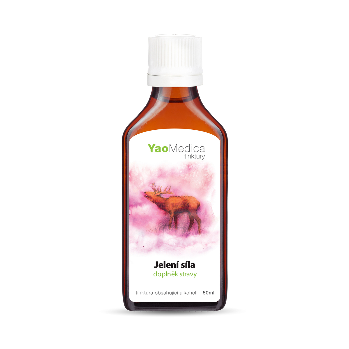 YaoMedica TINKTÚRA 034 - Jelenia sila | PODPORA LIBIDA + SEXUÁLNYCH FUNKCIÍ | 50 ml