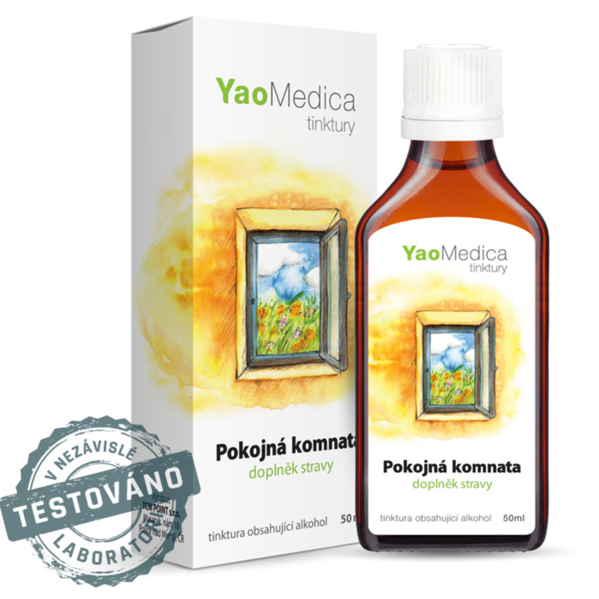 YaoMedica TINKTÚRA 037 - Pokojná komnata | UKĽUDNENIE + HARMONIZÁCIA DUŠE | ADAPTOGÉN | 50 ml