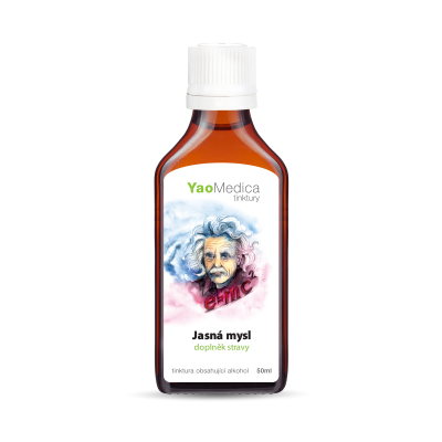 YaoMedica TINKTURA 038 - Jasná mysl | PODPORA PŘI NADMĚRNÉ MENTÁLNÍ ZÁTĚŽI | 50 ml