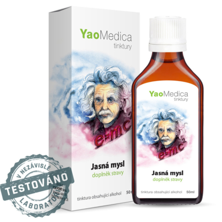 YaoMedica TINKTÚRA 038 - Jasná myseľ | PODPORA PRI NADMERNEJ MENTÁLNEJ ZÁŤAŽI | 50 ml