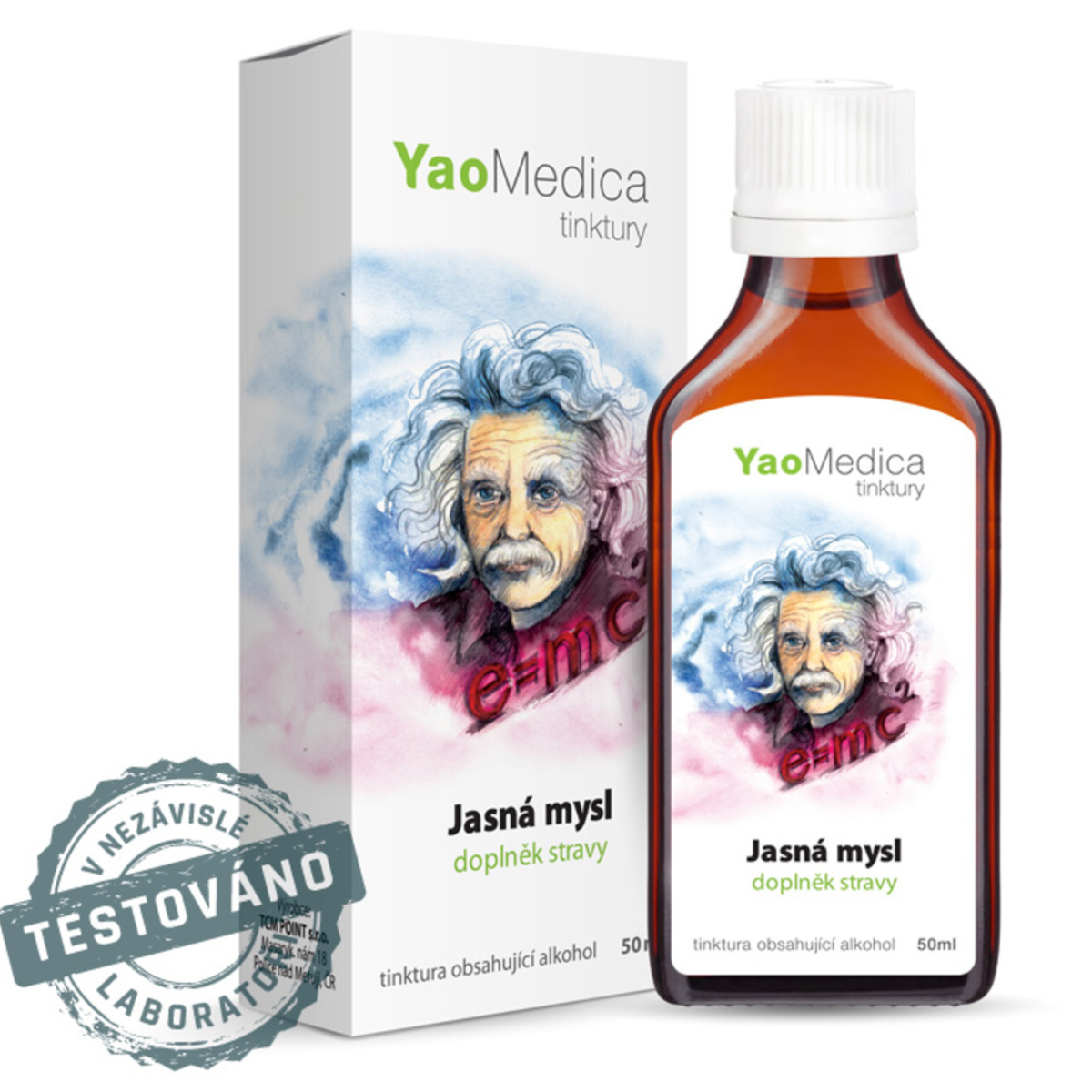 YaoMedica TINKTURA 038 - Jasná mysl | PODPORA PŘI NADMĚRNÉ MENTÁLNÍ ZÁTĚŽI | 50 ml