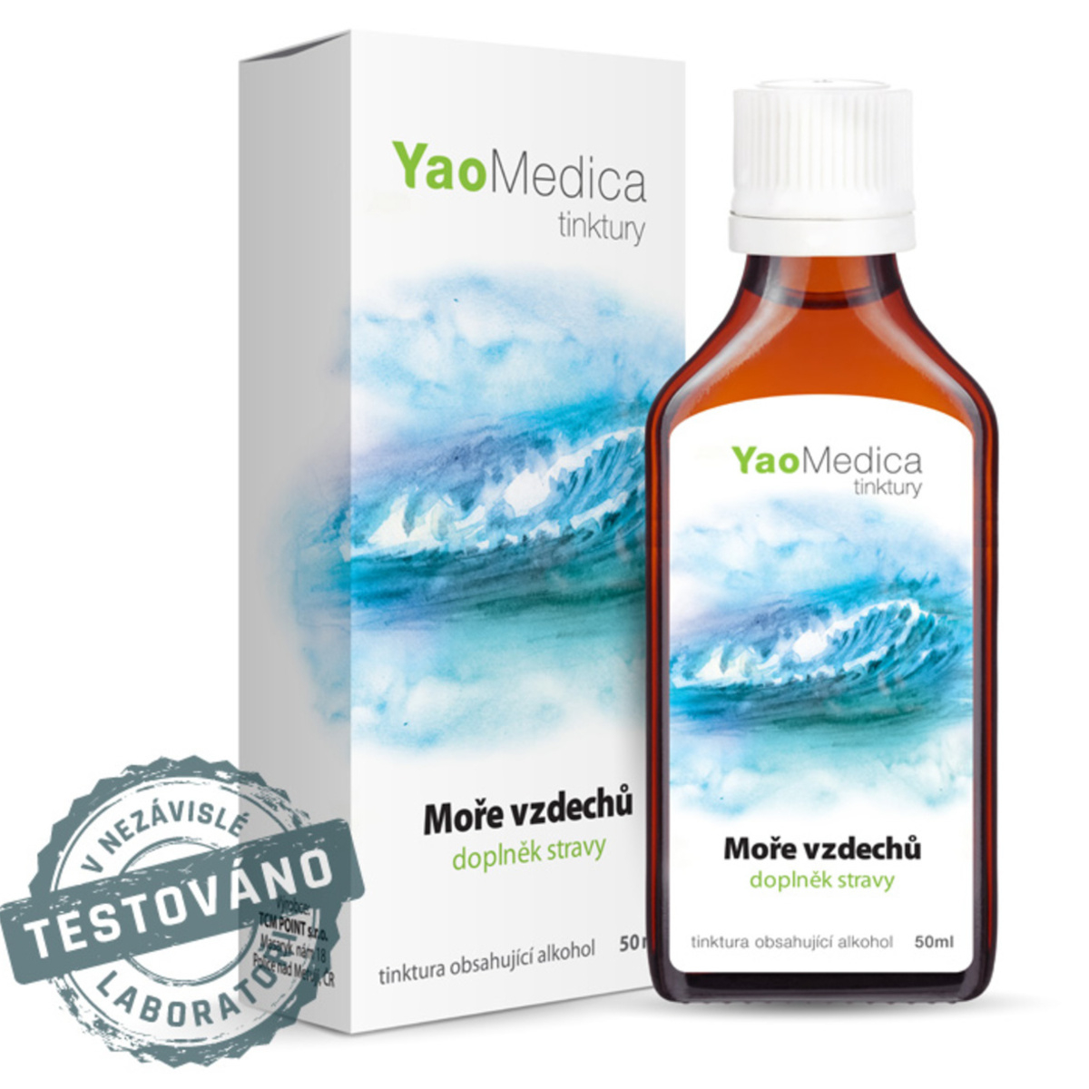 YaoMedica TINKTÚRA 044 - More vzdychov | STRES + PSYCHICKÁ VYROVNANOSŤ | 50 ml