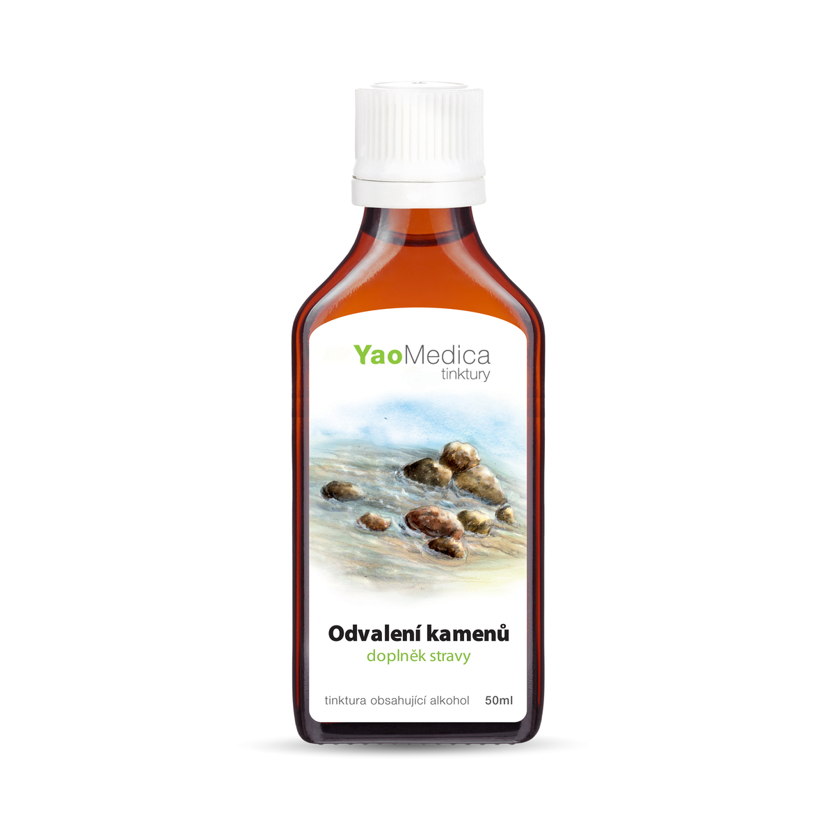 YaoMedica TINKTÚRA 048 - Odvalenie kameňov | PEČEŇ + ŽLČNÍK + TRÁVENIE | 50 ml