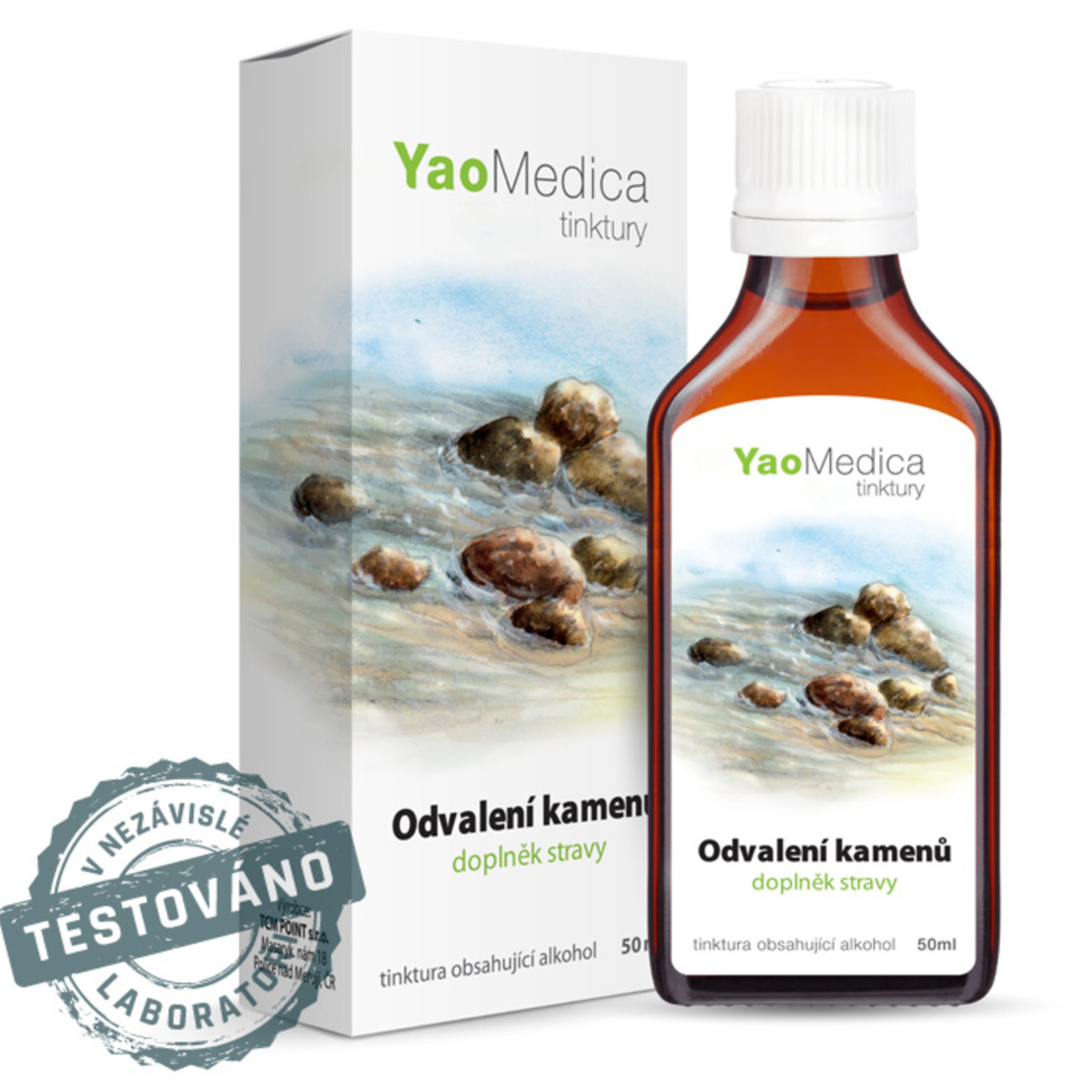 YaoMedica TINKTURA 048 - Odvalení kamenů | JÁTRA + ŽLUČNÍK + TRÁVENÍ | 50 ml