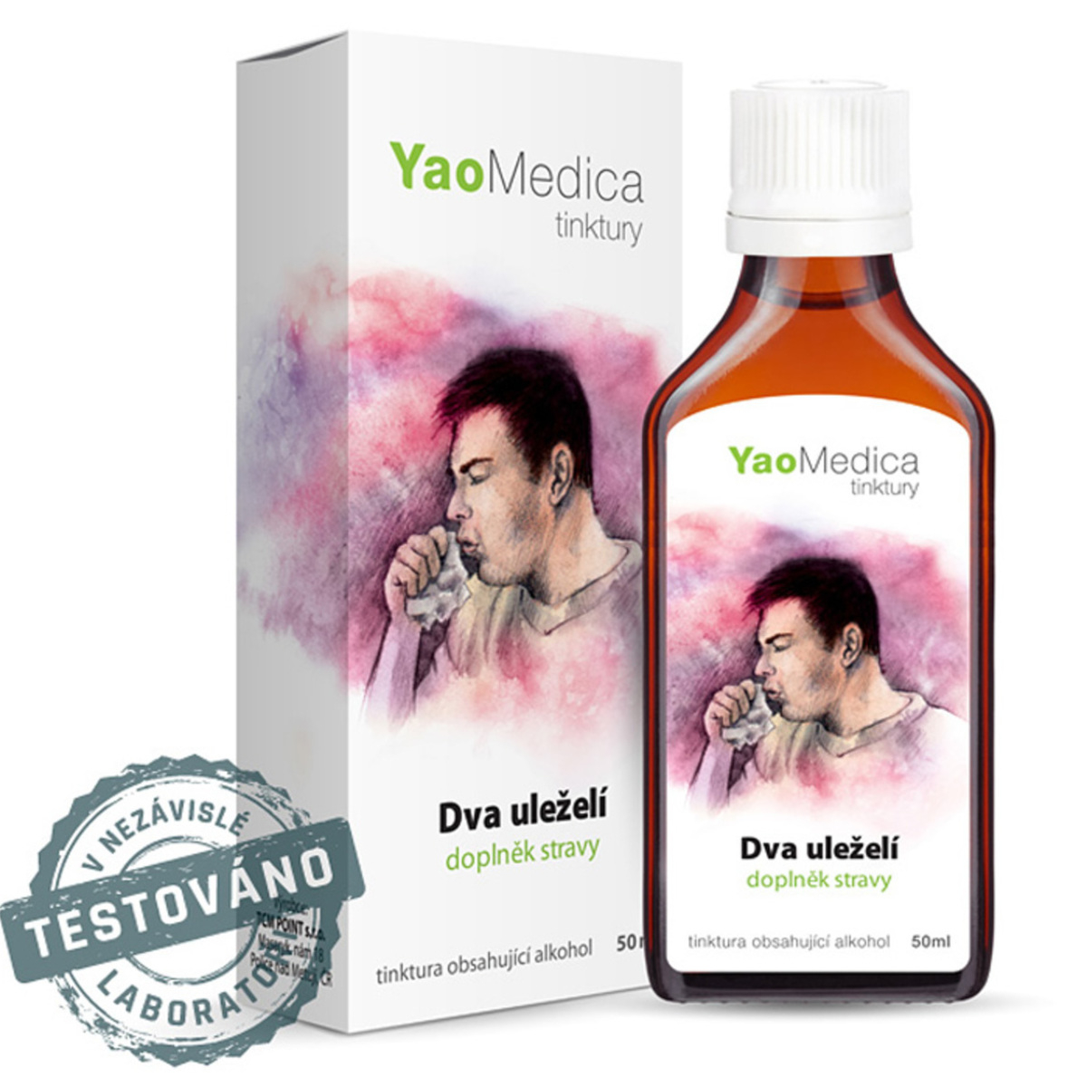 YaoMedica TINKTURA 060 - Dva uleželí | BLOKÁDY V MERIDIÁNECH | HLENY | 50 ml