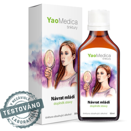 YaoMedica TINKTÚRA 065 - Návrat mladosti | UDRŽIAVANIE MLADOSTI AŽ DO VYSOKÉHO VEKU | 50 ml