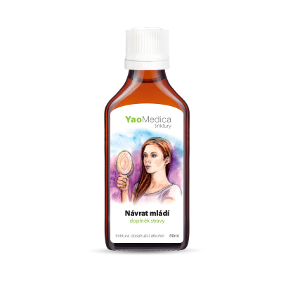 YaoMedica TINKTÚRA 065 - Návrat mladosti | UDRŽIAVANIE MLADOSTI AŽ DO VYSOKÉHO VEKU | 50 ml