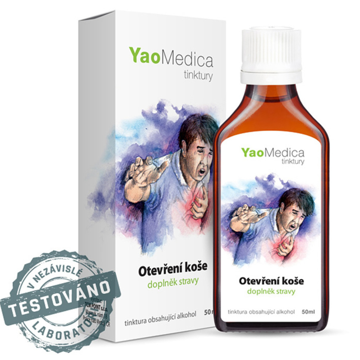 YaoMedica TINKTÚRA 066 - Otvorenie koša | HRUDNÍK | UVOLNENIE | HLENOY | 50 ml