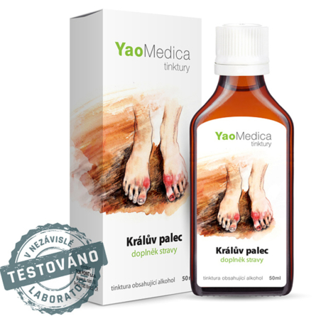 YaoMedica TINKTURA 071 - Králův palec | PALCE DOLNÍCH KONČETIN + KLOUBY | 50 ml