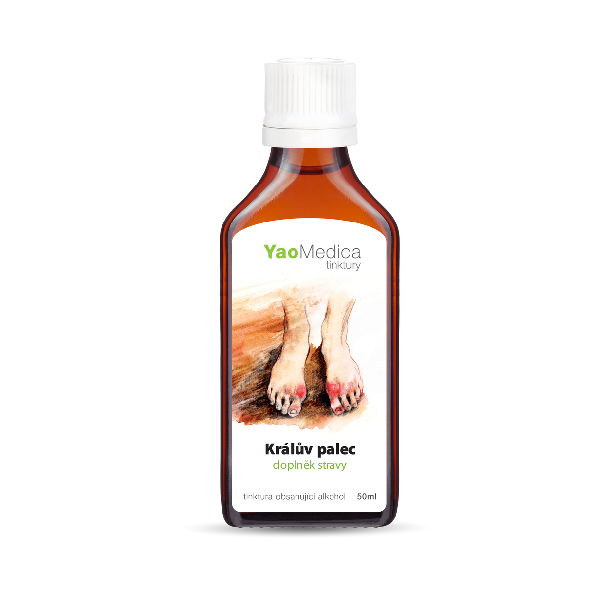 YaoMedica TINKTÚRA 071 - Kráľov palec | PALCE DOLNÝCH KONČATÍN + KĹBY | 50 ml