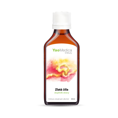 YaoMedica TINKTÚRA 081 - Zlatá žila | KONEČNÍK + CIEVNY SYSTÉM | HEMOROIDY | 50 ml