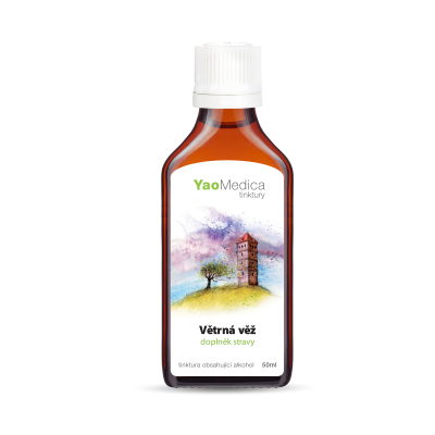 YaoMedica TINKTURA 087 - Větrná věž | KREVNÍ SYSTÉM + TRANSPORT KYSLÍKU | HLAVA | 50 ml