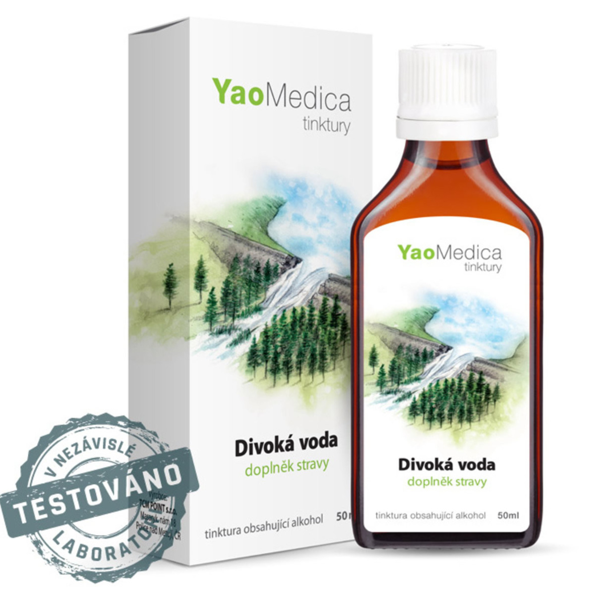 YaoMedica TINKTURA 090 - Divoká voda | PODPORA TRÁVENÍ | PRŮJEM + ZVRACENÍ | 50 ml