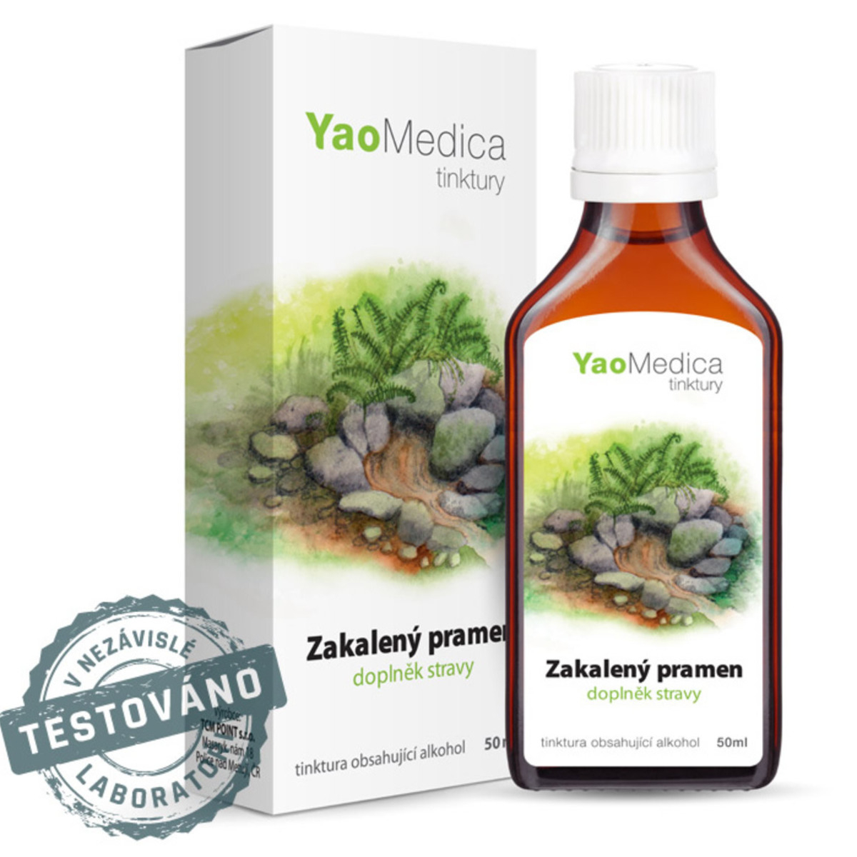 YaoMedica TINKTÚRA 093 - Zakalený prameň | MOČOVÝ MECHÚR | KAMENE | 50 ml