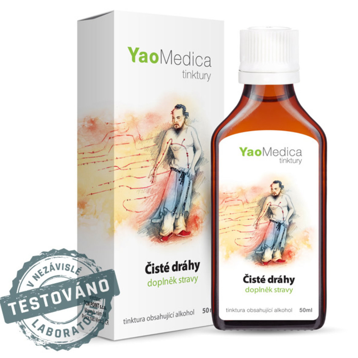 YaoMedica TINKTÚRA 094 - Čisté dráhy | POHYBOVÝ APARÁT | OBŠTRUKCIE + BLOKÁDY | 50 ml