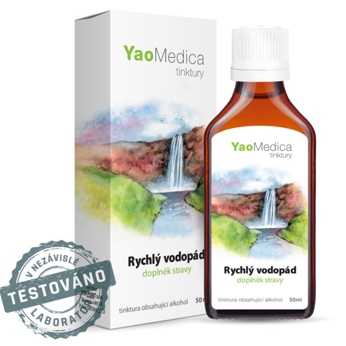 YaoMedica TINKTURA 098 - Rychlý vodopád | TRÁVICÍ SOUSTAVA + STŘEVA | ZVRACENÍ + KŘEČE | 50 ml