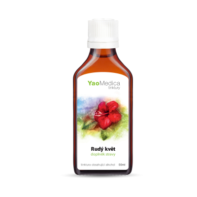 YaoMedica TINKTURA 100 - Rudý květ | MENSTRUACE | NADMĚRNÉ KRVÁCENÍ + ŠPINĚNÍ | 50 ml