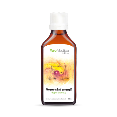 YaoMedica TINKTÚRA 104 - Vyrovnanie energií | OBLIČKY | MENOPAUZA + HORMONÁLNE NEROVNOVÁHY | 50 ml