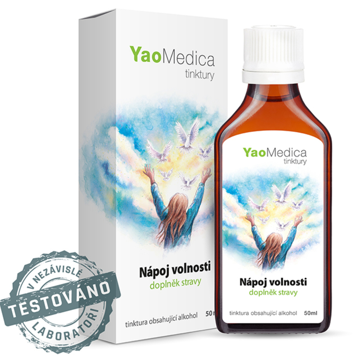 YaoMedica TINCTURE 121 - Drink of Freedom | PSYCHOSOMATIC IMBALANCES + SOMATIZATION OF STRESS | 50 ml