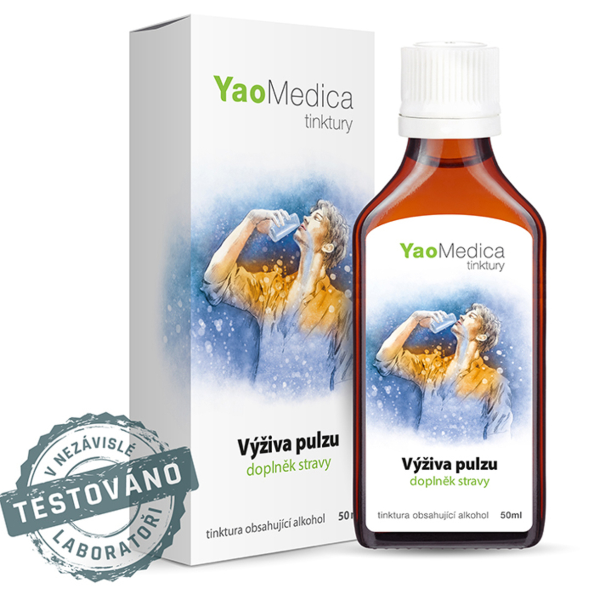YaoMedica TINKTURA 126 - Výživa pulzu | PLÍCE | PO AKUTNÍM NAPADENÍ VNĚJŠÍ ŠKODLIVINOU | 50 ml