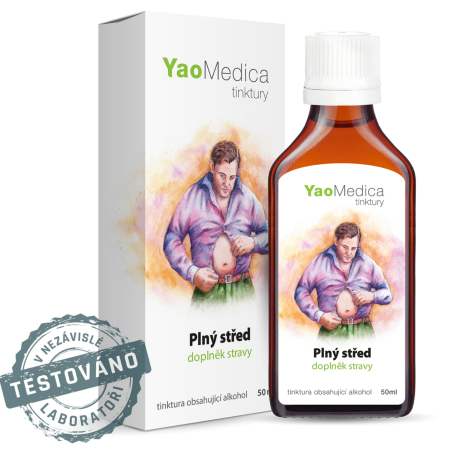 YaoMedica TINKTÚRA 127 - Plný stred | PODPORA TRÁVENIA + HARMONIZÁCIA ŽALÚDKA | 50 ml