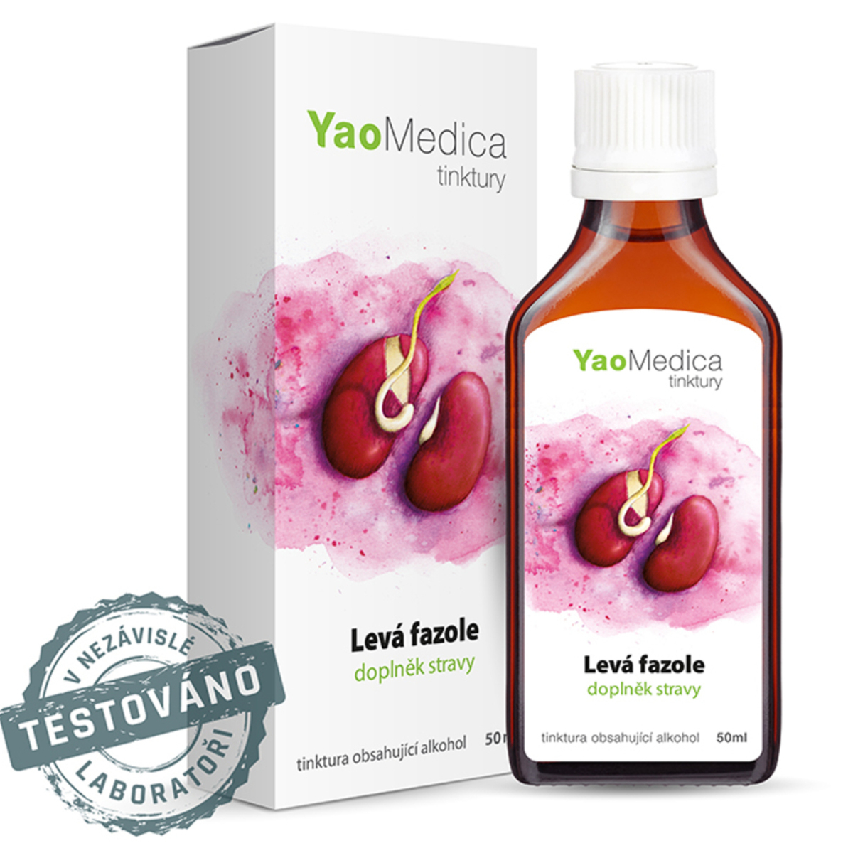 YaoMedica TINCTURE 128 - Left bean | STRONGER RECIPE | KIDNEYS + URINARY SYSTEM | 50 ml