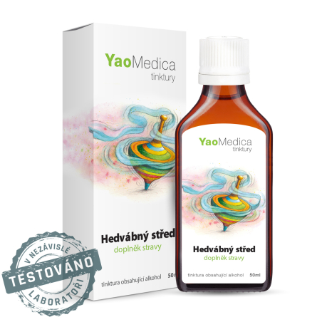 YaoMedica TINKTURA 132 - Hedvábný střed | ŽALUDEK | PLYNULÉ TRÁVENÍ + SPRÁVNÝ POHYB TEKUTIN | 50 ml