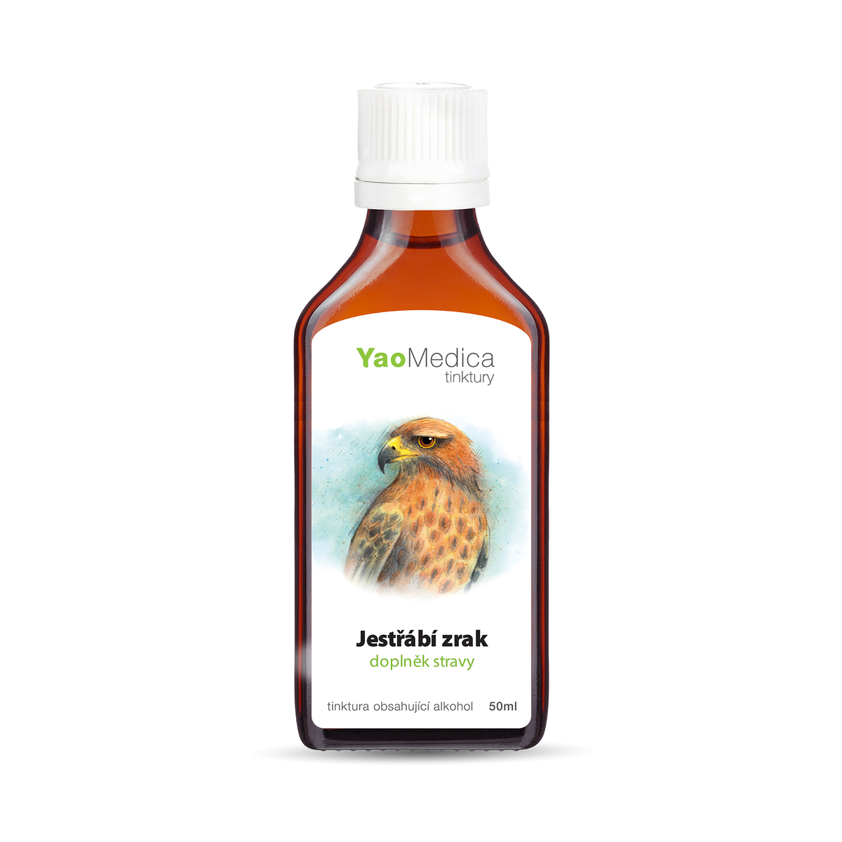 YaoMedica TINKTURA 131 - Jestřábí zrak | OČI | SUCHOST + PÁLENÍ + ÚNAVA | 50 ml