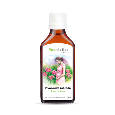 YaoMedica TINKTÚRA 116 - Pivonková záhrada | PODPORA + OCHRANA | TEHOTENSTVO | 50 ml