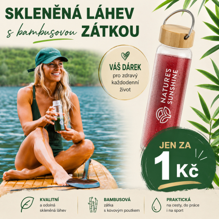 Nature's Sunshine Glass bottle with logo | 500 ml ❤ VEMsiHO.cz ❤ 100% Natural food supplements, cosmetics, essential oils