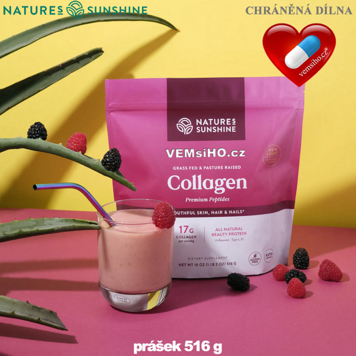 Nature's Sunshine COLLAGEN | Kolagen | PRÉMIOVÉ KOLAGENOVÉ PEPTIDY | 516 g ❤ VEMsiHO.cz ❤ 100% Přírodní doplňky stravy, kosmetika, esenciální oleje