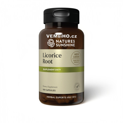 Nature's Sunshine LICORICE ROOT | Kořen lékořice | PODPORA IMUNITY | 100 kapslí po 400 mg ❤ VEMsiHO.cz ❤ 100% Přírodní doplňky stravy, kosmetika, esenciální oleje