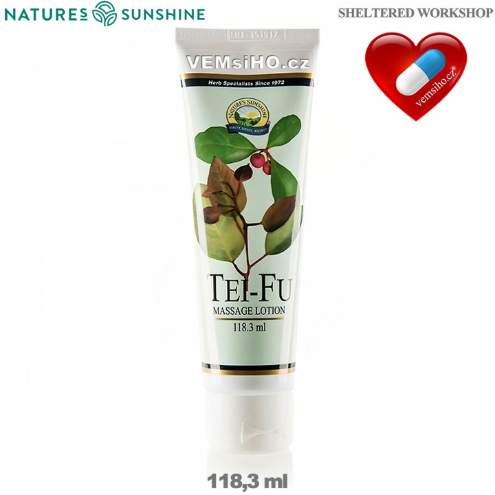 Nature's Sunshine Tei-fu | MASÁŽNÍ KRÉM SE SILNÝMI ÚČINKY | 118,3 ml ❤ VEMsiHO.cz ❤ 100% Přírodní doplňky stravy, kosmetika, esenciální oleje