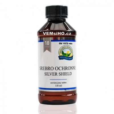 Nature's Sunshine SILVER SHIELD | Colloidal Silver | STRONG IMMUNITY SUPPORT | 118 ml - 18 PPM ❤ VEMsiHO.cz ❤ 100% Natural food supplements, cosmetics, essential oils