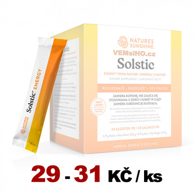 Nature's Sunshine SOLSTIC Energie z přírody | VÝŽIVNÝ ENERGETICKÝ NÁPOJ | 1 sáček po 3,75 g ❤ VEMsiHO.cz ❤ 100% Přírodní doplňky stravy, kosmetika, esenciální oleje